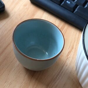 Elegant Blue Ceramic Bowl